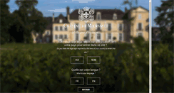 Desktop Screenshot of chateau-meursault.com